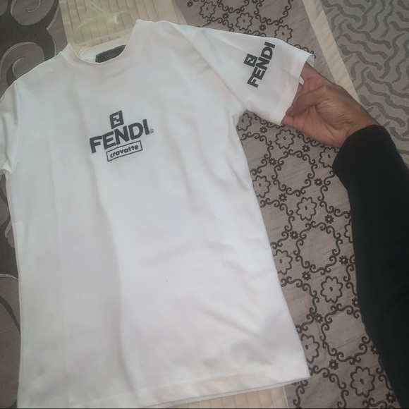 Fendi Tops - Authentic Fendi White T-shirt